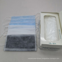 High Quality Anti Dust Non-Woven 3 Ply Disposable  Face Mask with Ear Loops